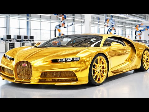 Bugatti La Voiture Noire – A masterpiece crafted from 24k gold and mystical carbon fiber.