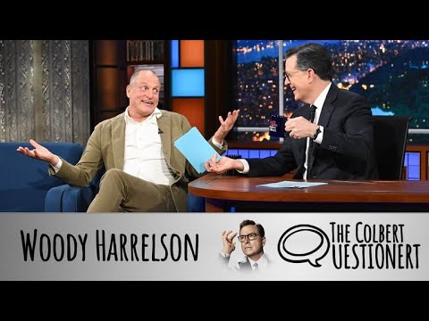 Woody Harrelson Takes The Colbert Questionert