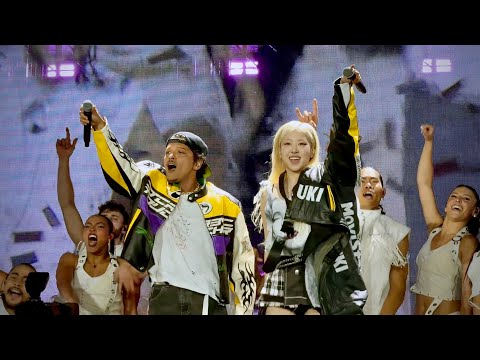 ROSÉ & BRUNO MARS Surprise "APT" Performance in BLACKPINK DEADLINE World Tour LA! 4K Fancam
