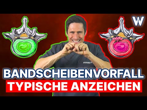 Probleme mit den Bandscheiben? Typische Anzeichen für einen (akuten) Bandscheibenvorfall im Rücken