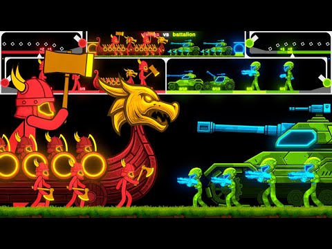 Semi-Finals: Battalion vs Vikings; Spider-Mechs vs Skele-Mechs