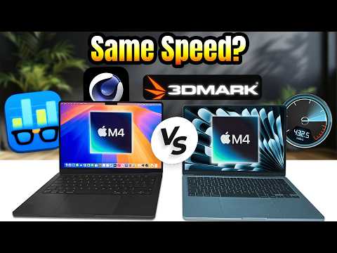 MacBook Air M4 Vs Pro M4 - Battery Life Test, Benchmark, Thermals &amp; MORE!!