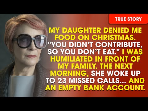 My Daughter Denied Me Food On Christmas Eve, Saying I "Didn't Contribute." So I Took My Revenge.