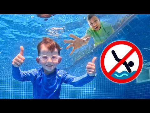 Pool Rules FOR KIDS🏊♂️ Crocodile & Shark Surprise?!