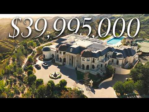 Touring a $39,995,000 Calabasas Mega Mansion Built Over 10 Years