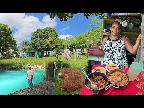 Aventura en Martinico de Madre Vieja, Altagracia cocinando, La vida del campo