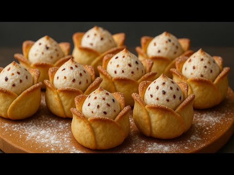 Pastry chefs keep this recipe a secret! Shortcrust cookies with meringue in 20 minutes – soft for 4