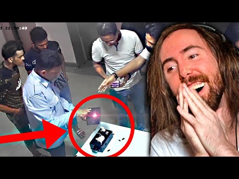 Asmongold Reacts to "Pranks Destroy Scam Callers- GlitterBomb Payback" by Mark Rober