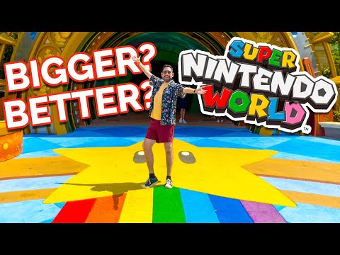 First Visit to Super Nintendo World at Epic Universe Orlando | BETTER Than Japan?