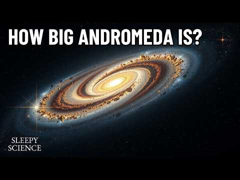 We Finally Know How Big Andromeda Is | Sleepy Science Stories