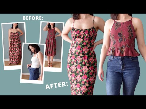 Spring THRIFT FLIP | Making clothes fit my style (and my body) better!