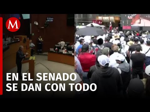 Marko Cortés y Yunes Linares sacan sus "trapos sucios" en discusión de reforma judicial