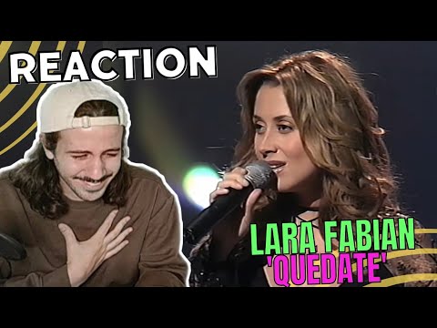 Reaction Lara Fabian - Quédate (Live) Sublime interpretación! (SUBTITLED)