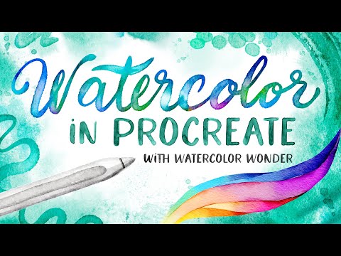 Watercolor in Procreate with Watercolor Wonder // Brush Set Tour & Watercolor Cactus Tutorial