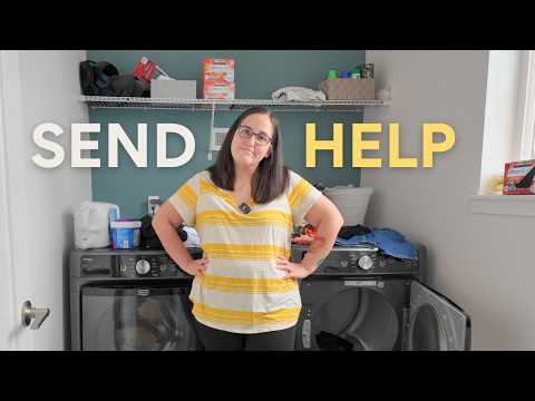 Finally Fixing The Messiest Room In My House! | DIY Laundry Room Makeover (pt 1)