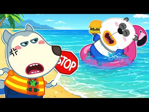 No Eating at Sea, No Jumping, and No Pets🚫🙊The Beach Is Mine | Educational 2D Animation