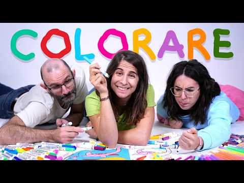 ADULTI colorano ALBUM da BAMBINI🐸