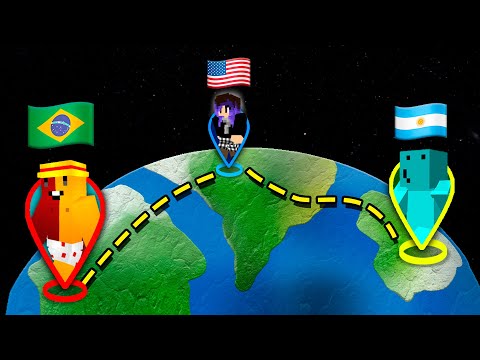 Youtubers Controlam o Mundo no Minecraft