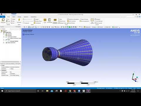 ANSYS Fluent - 3D Nozzle CFD