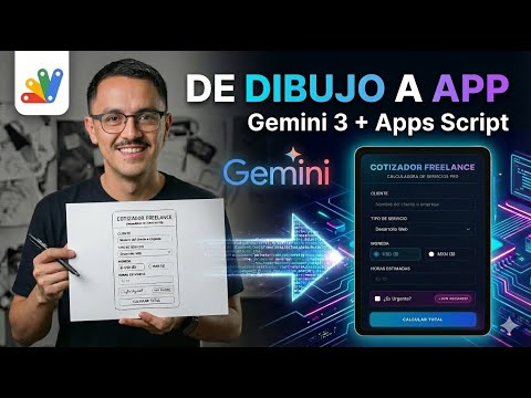 Draw to App: De un Dibujo a Web App con Gemini 3 + Apps Script 🎨