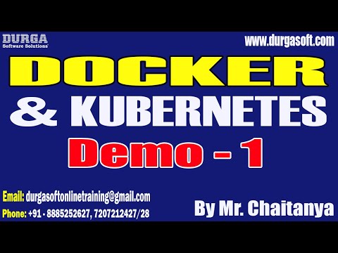 DOCKER & KUBERNETES tutorials || Demo - 1 || by Mr. Chaitanya On 28-04-2025 @7PM IST