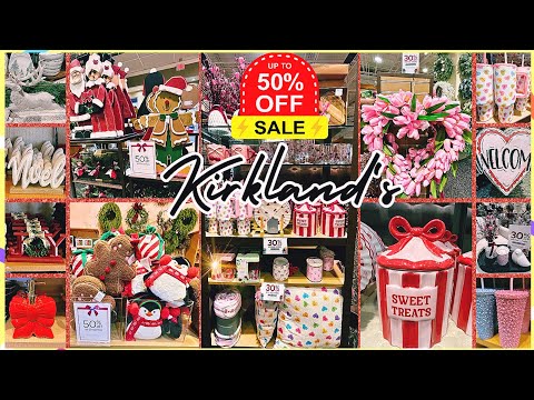 🎄💘 Kirkland’s Christmas CLEARANCE + NEW Valentine’s Day Decor | Shop With Me!!