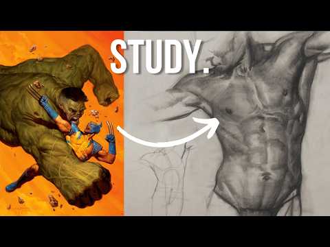 How do pro artists draw anatomy? (and make it look natural)