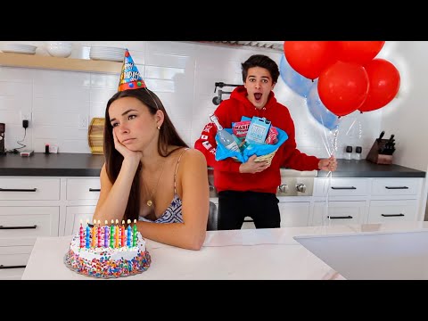 NOBODY CAME TO HER BIRTHDAY.. SO I SURPRISED HER!!