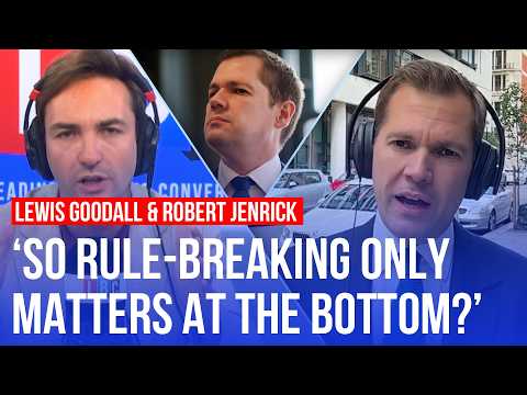 Lewis Goodall confronts Robert Jenrick for ‘double-standards’ on rule-breakers | LBC