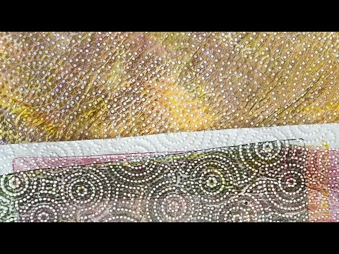 Great results with paper towels for texture in gelli prints 