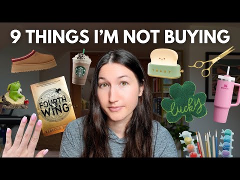From Shopaholic to Minimalist in 2025! 9 Things I'm Not Buying ❌