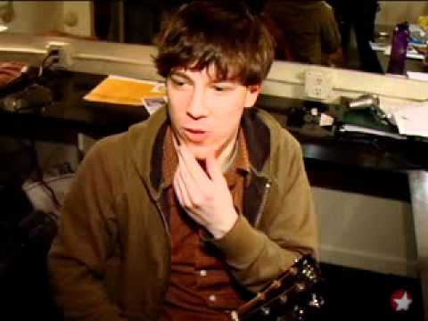 Backstage at "Spring Awakening" with Jonathan Groff