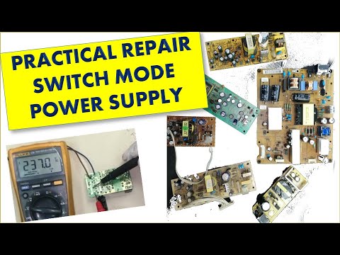 How to repair switch mode power supply SMPS practical troubleshooting