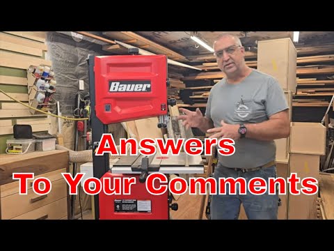 Bauer Bandsaw Answers
