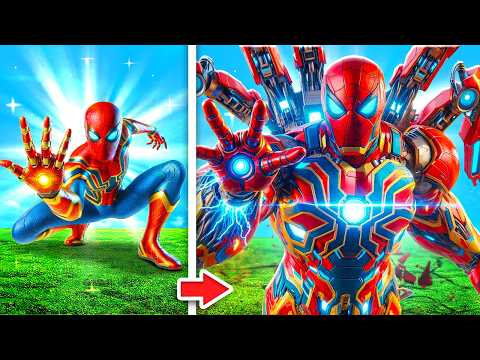Upgrading Spiderman To IRON MAN SPIDERMAN In GTA 5!