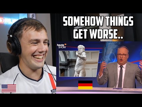American Reacts to Heute Show - USA vor der Autokratie