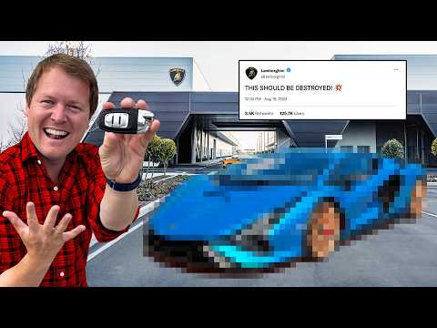 My First Drive in the SECRET LAMBORGHINI that SHOULDN'T EXIST!