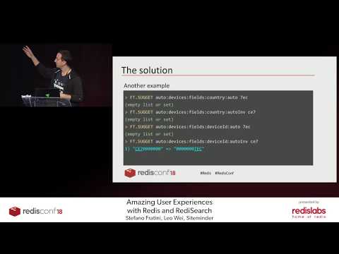 Amazing User Experiences with Redis and RediSearch