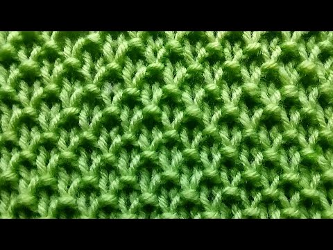 This luxurious "BOUCLE" is knitted in just two rows.