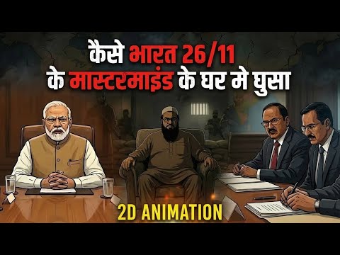Kaise Bharat Hafiz Saeed Ke Ghar Ghusa | 2D Animation | Operation Alvida