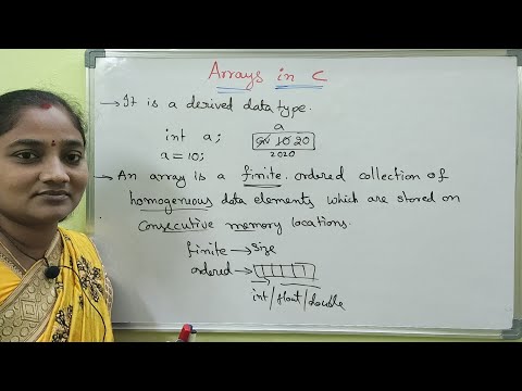 C-Language||Arrays in C||Part-1|| Introduction|| Both In Telugu And English//Telugu ScitTutorials