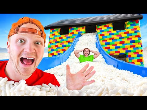 I Turned My House Into PACKING PEANUTS!