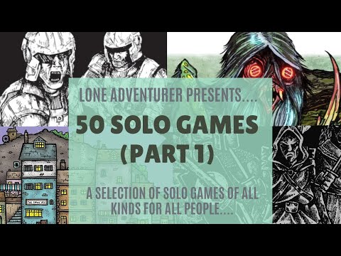 50 solo table games - Something for everyone! (Part 1)
