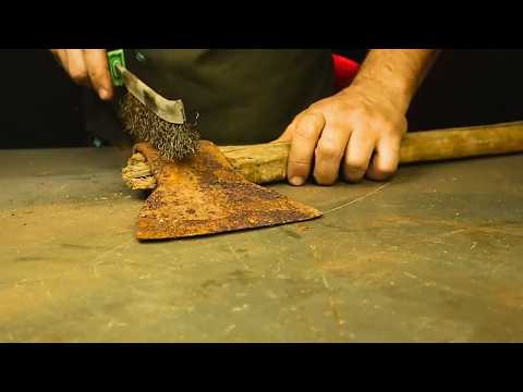 Transforming an Old Axe into a Work of Art: Renovating and Designing a Beautiful Wooden Handle