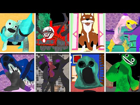 Garten of Banban 0,1,2,3,4,6,7,8 - All BOSSES and ENDINGS in BRIGHT Mode