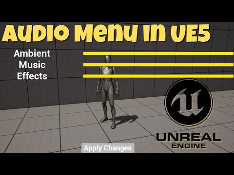 How To Make An Audio Volume Menu UE5.1