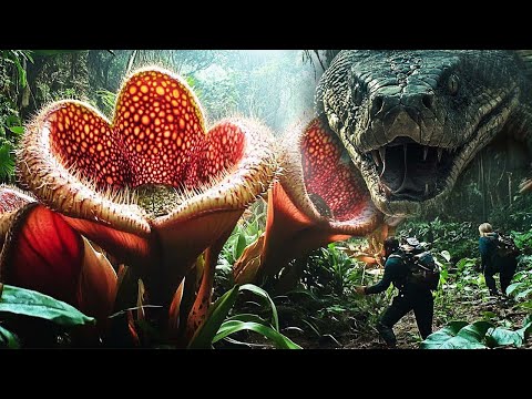 In monster jungle, giant flytraps, pythons, and fish beasts attack the explorers one after another.