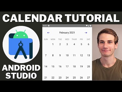 Calendar App Example Android Studio Tutorial