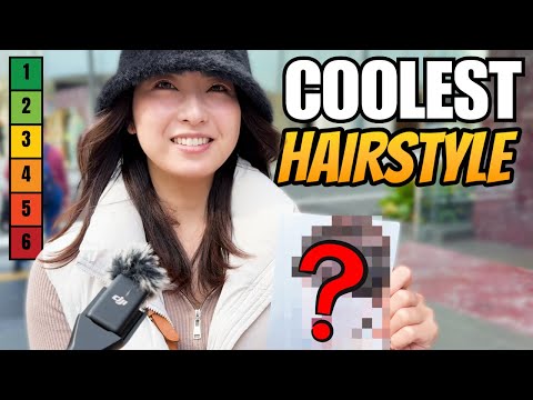 Japanese Girls Rate the COOLEST and CRINGIEST Male Hairstyles