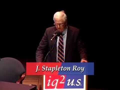 China Threat Debate: J. Stapleton Roy part 3 of 11